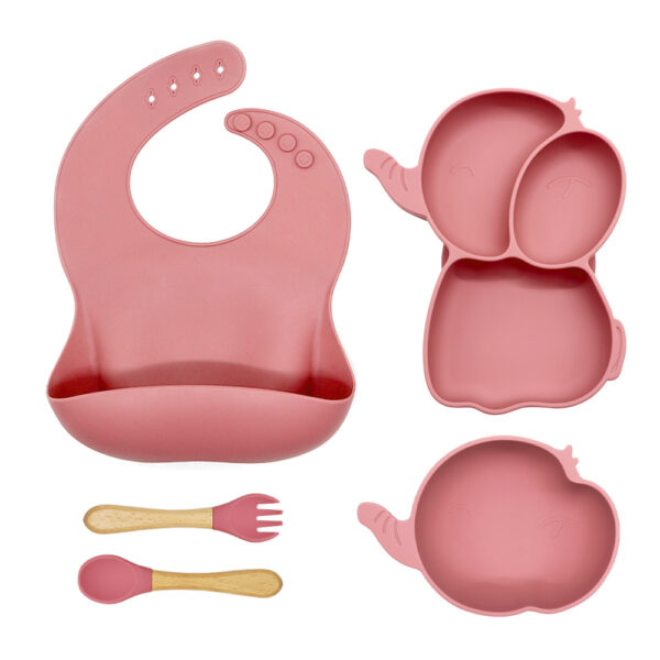 Reusable BPA Free Silicone Feeding Set 1