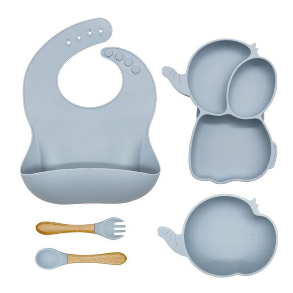 Reusable BPA Free Silicone Feeding Set 2