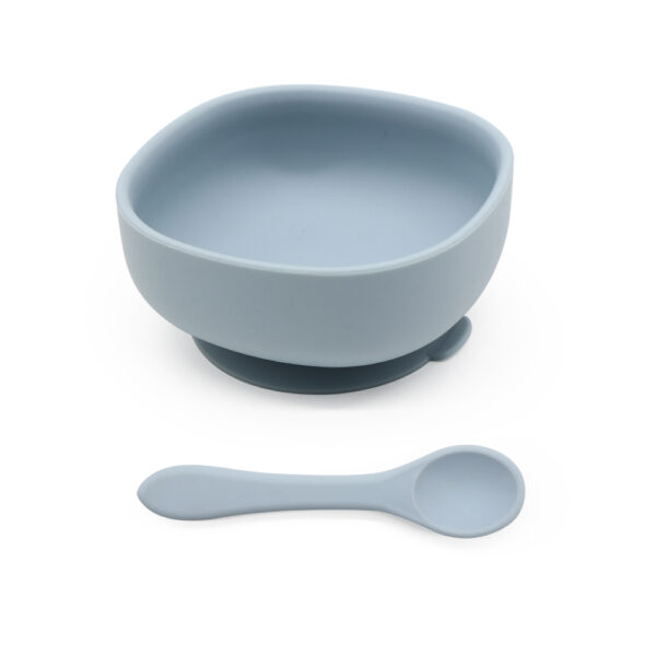 Stay Put Suction Baby Bowl Set with Spoon 4
