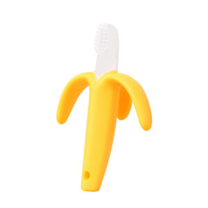 Banana Shaped Silicone Teething Toothbrush 5