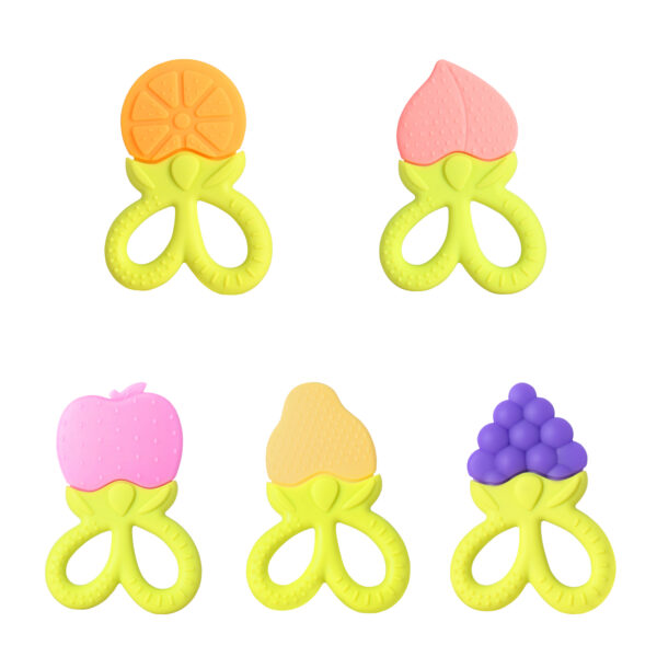 Fruit Silicone Teething Toy for Babies 1