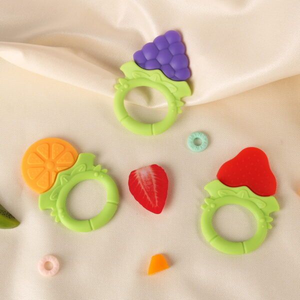 Fruit Silicone Teething Toy for Babies 3