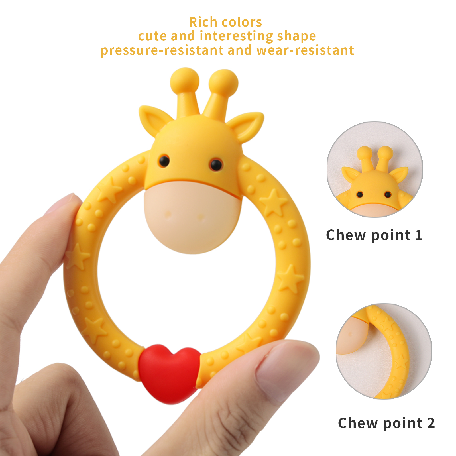 Innovative Baby Teether Ring Toy for Teething Relief 4 1