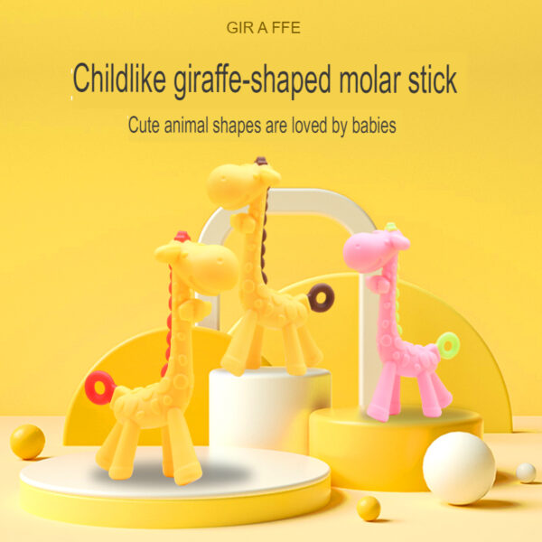Safe Giraffe Silicone Teething Toy 6