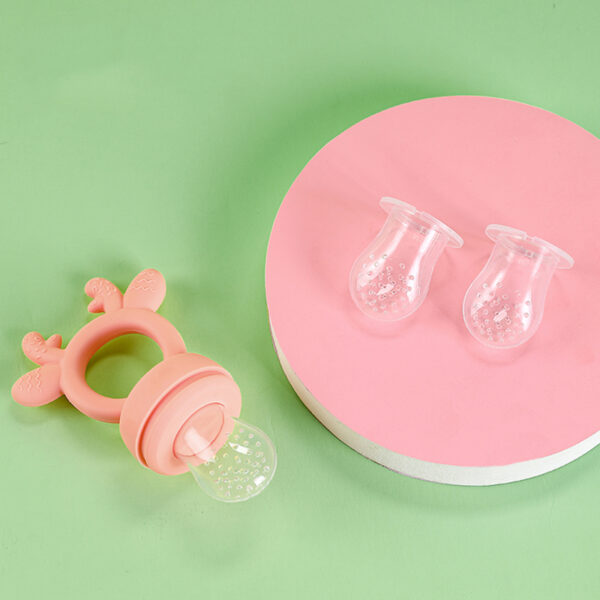 Silicone Teething Baby Nipple Feeder 2